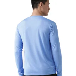 Chkokko Sky Blue Regular Fit Sports T-Shirt image 2