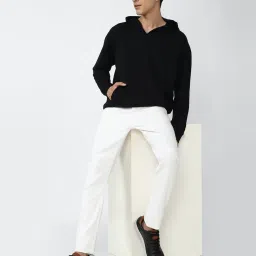 Forever 21 Black Regular Fit Hooded SweatShirt image 5