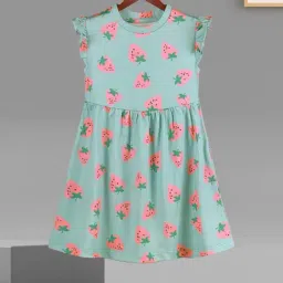 HELLCAT Girls Sea Green Printed Dresses-picture-16