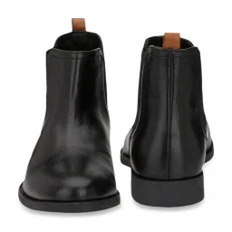 Delize Men's Black Chelsea Boots image 5