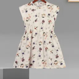 HELLCAT Girls Beige Floral Dresses-image-50