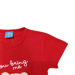 Little funky Girls Red Tshirts image 2