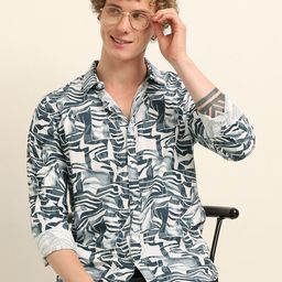 Bushirt Floral Printed Long Sleeves Pure Cotton Shirt-picture-13