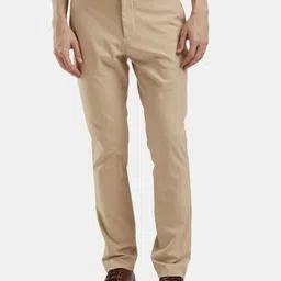 The Collection Men Slim Fit Cotton Stretch Formal Trousers-image-88