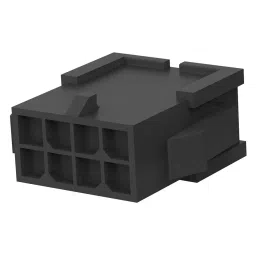 AMP - TE CONNECTIVITY PLUG HOUSING, 8POS, NYLON 66/6, BLACK, 794615-8 (Pack 10)-picture-12
