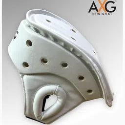 AXG NEW GOAL Durable Taekwondo Karate MMA Kick-Boxing Head Guard Large Mouth Guard - White image 2