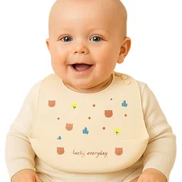 Chinmay Kids Light Weight Waterproof, Easy Wipe Unisex Silicone Baby Bib for Feeding & Weaning image 2