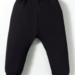 Zero Interlock Knit Full Length Solid Lounge Pants Pack of 3 - Black Red & Navy Blue image 3