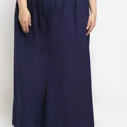 STYLE PREZONE Women Relaxed Flared Pleated Trousers-image-2