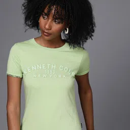 Kenneth Cole Brand Logo Embossed T-shirt image 1