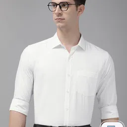 Park Avenue Textured Slim Fit Formal Shirt-picture-32