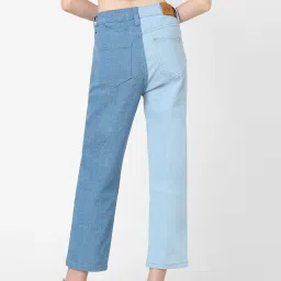 KIDS ONLY Blue Colour Block Jeans image 2