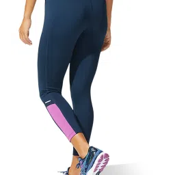 Asics Teal Logo Print Mid Rise Running Tights image 2