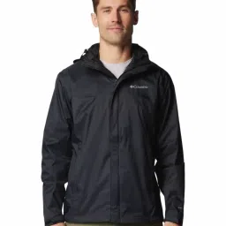 Columbia Mens Black Omni-Tech Watertight II Rain Jacket image 1