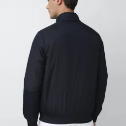 Academy By Van Heusen Navy Slim Fit Colour Block Jacket image 2