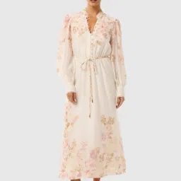 forever new Primrose Petite Trim Detail Midi Dress image 1
