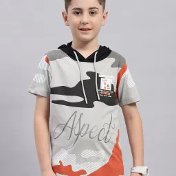 Monte Carlo Kids Grey Camouflage T-Shirt image 1