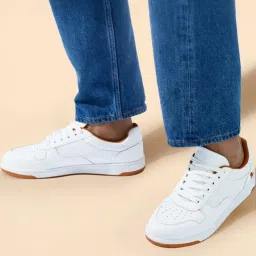 Neemans Men's The Hipsters White Casual Sneakers image 1