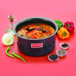 HAZEL Black Stainless Steel 18 cm Induction-Based Tope (2.2L) - Set of 1-picture-10