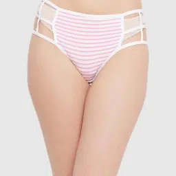 Clovia Pink Striped Panty-picture-17