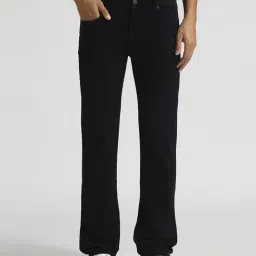Pepe Jeans Dark Indigo Blue Cotton Regular Fit Jeans-image-44