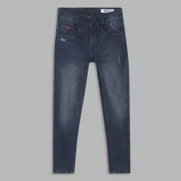 Blue Giraffe Kids Blue Slim Fit Jeans-picture-20
