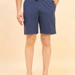 Sweet Dreams Navy Melange Regular Fit Lounge Shorts image 1