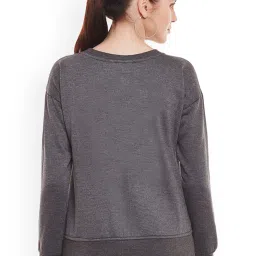 Belle Fille Grey Full Sleeves Sweatshirt image 2