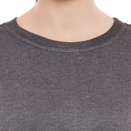 Belle Fille Grey Full Sleeves Sweatshirt image 5