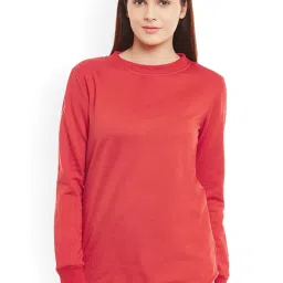 Belle Fille Red Full Sleeves Sweatshirt image 1