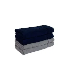 CORE Designed By Spaces Seasons Best Blue & Grey Cotton 380 GSM Hand Towels - Set of 4 image 2