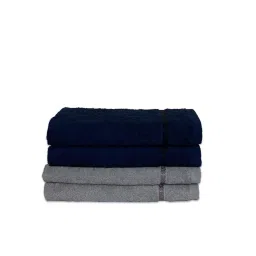 CORE Designed By Spaces Seasons Best Blue & Grey Cotton 380 GSM Hand Towels - Set of 4 image 3