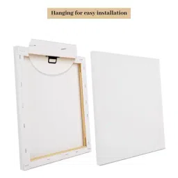 Art Street Red Canvas Graphic Floral Pattern Wall Art Painting - Set of 4 image 5