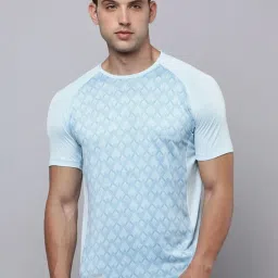Sporto Men's Instacool Printed Jersey Tee with Side Mesh image 1