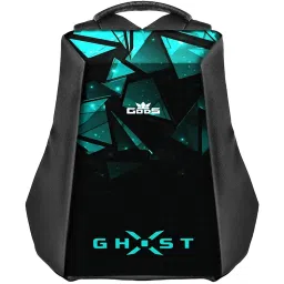 Gods Anti-Theft 25 Ltrs Black & Green Medium Laptop Backpack image 1