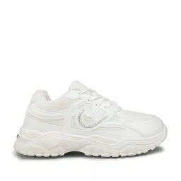 Asian Women's FLORA-06 White Sneakers image 1