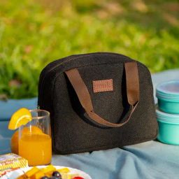 ZOUK Jet Black Printed Lunch Bag-picture-7