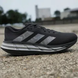 Adidas Men's ADISTAR 3 Core Black Running Shoes-image-78