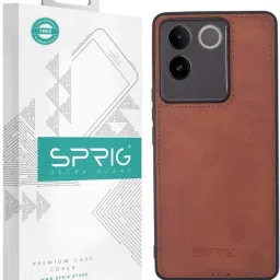 Sprig Back Cover for IQOO Z7 Pro (Brown) image 1