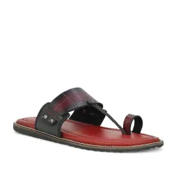Privo by Inc.5 Men's Strapi Red Toe Ring Sandals image 2