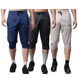 Vimal Jonney Multicolor Slim Fit Capris  - Pack of 3 image 1