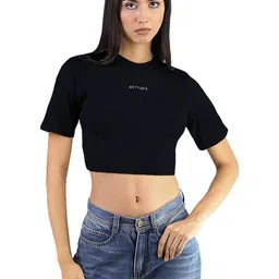 ARTYSKA Brand Logo Fitted Crop Top-picture-34