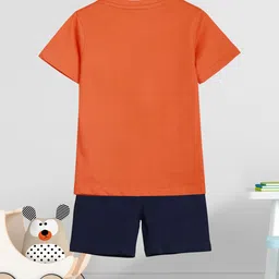 HELLCAT Boys Pack Of 2 Printed Round Neck T-Shirts With Shorts image 4