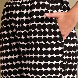 TAG 7 Polka Printed Mis Rise Lounge Pants image 2