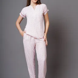 ADDYVERO Women Floral Printed Night suit-image-85