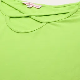 theRebelinme Plus Size Solid Cotton Longline Top image 4