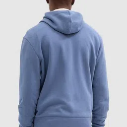 GAP Men Brand Logo Printed Hooded Front-Open Sweatshirts image 4