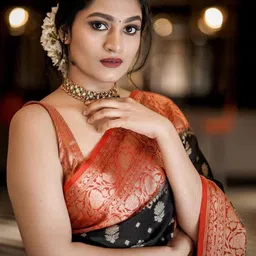 Moda Rapido Ethnic Motifs Zari Art Silk Banarasi Saree image 4