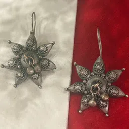 Niska Geometric Drop Earrings image 2