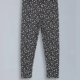 Urbanrac Girls Cotton Floral Printed Leggings-image-35